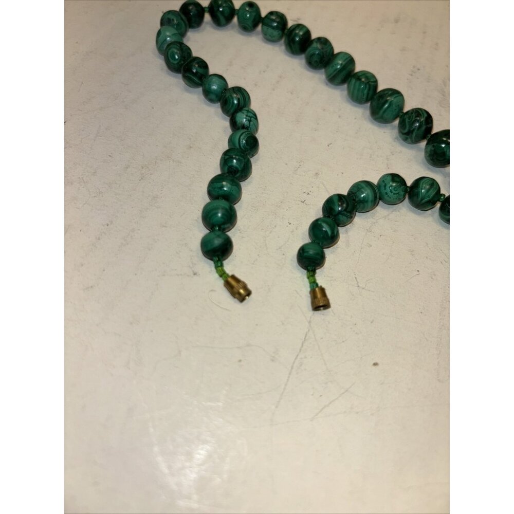Malachite Beaded Necklace - Picture 9 of 16